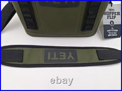 YETI Hopper Flip 8 Soft-Side Cooler, Olive / Black 100% Leakproof, NWT