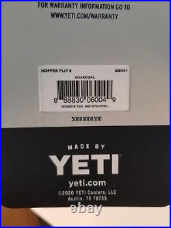 YETI Hopper Flip 8qt Soft Cooler, Charcoal Free Shipping BRAND NEW