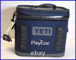 YETI Hopper Flip 8qt Soft Cooler Navy Blue Corporate Branded Can Cooler