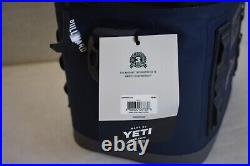 YETI Hopper Flip 8qt Soft Cooler Navy Blue Corporate Branded Can Cooler