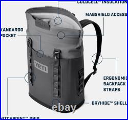 YETI Hopper M12 Backpack Soft Cooler, Charcoal
