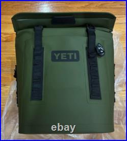 YETI Hopper M12 Backpack Soft Cooler Olive/Black HOT HOT FREESHIP