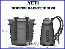 YETI Hopper M20 Backpack Cooler CHARCOAL+MagShield Access+Matching Sidekick Dry