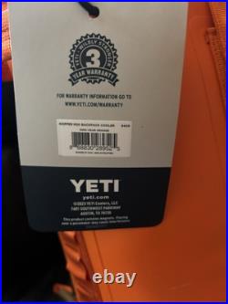 YETI Hopper M20 Backpack Cooler King Crab Orange Tito's Vodka Branded Rare