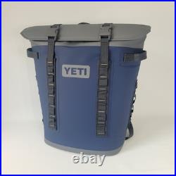 YETI Hopper M20 Soft Cooler Backpack Navy Leakproof, Magnetic Closure, Durable