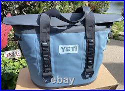 YETI Hopper M30 $350 Portable Soft Cooler Nordic Blue Limited Edition