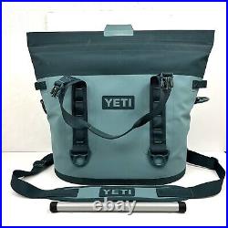 YETI Hopper M30 Cooler SOFT SIDED River Green BERMUDA BLUE Backpack W Loading