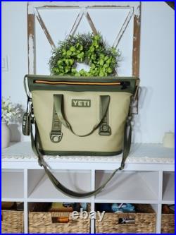 YETI Hopper M30 Portable Soft Cooler, Leakproof, Olive Green