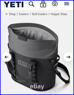 YETI Hopper M30 Soft Cooler Bag Large Charcoal EUC