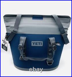 YETI Hopper M30 Soft Cooler Tote -Navy Blue Holds 20 Cans New With Tags