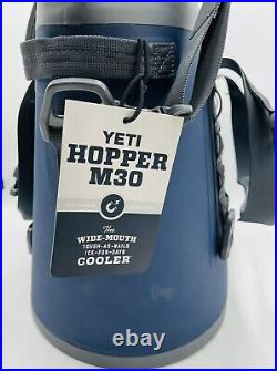 YETI Hopper M30 Soft Cooler Tote -Navy Blue Holds 20 Cans New With Tags