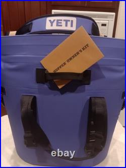 YETI Hopper M30 Soft Cooler Ultramarine Violet NEW WITH TAGS! HARD TO FIND