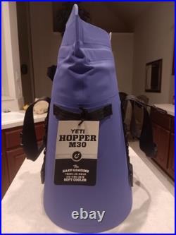 YETI Hopper M30 Soft Cooler Ultramarine Violet NEW WITH TAGS! HARD TO FIND