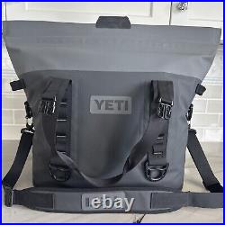 YETI Hopper M30 Tote Soft Cooler Charcoal Grey MSRP $350