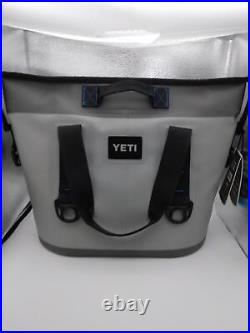 YETI Hopper Two 20 Portable Cooler, Fog Gray/Tahoe Blue