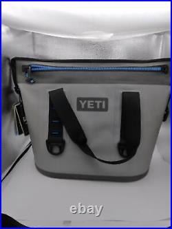 YETI Hopper Two 20 Portable Cooler, Fog Gray/Tahoe Blue