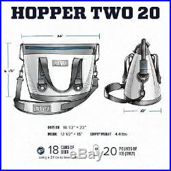 YETI Hopper Two 20 Portable Cooler in Field Tan/Blaze Orange