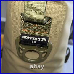 YETI Hopper Two 30 Portable Cooler Field Tan/Blaze Orange EUC
