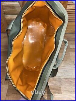 YETI Hopper Two 30 Portable Soft Cooler Bag Tote Green Tan Orange Zipper Broken