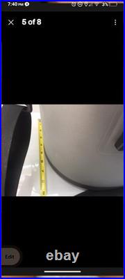 YETI Hopper Two 30 Soft Cooler Fog Gray/Charcoal with Blue Zipper & Shoulder Strap