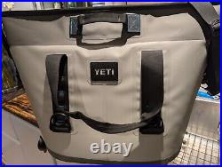 YETI Hopper Two 30 Soft Cooler Fog Gray Tahoe Blue Discontinued