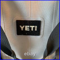 YETI Hopper Two 30 Soft-Sided Cooler Fog Gray/Tahoe Blue Zipper Shoulder Strap