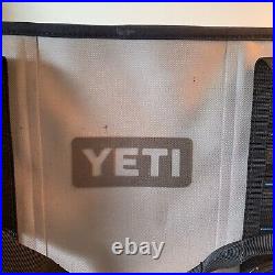 YETI Hopper Two 30 Soft-Sided Cooler Fog Gray/Tahoe Blue Zipper Shoulder Strap