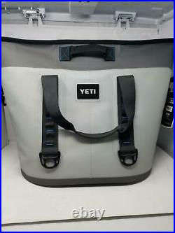 YETI Hopper Two 40 Portable Cooler, Fog Gray/Tahoe Blue