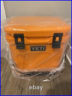 YETI KING CRAB ORANGE COOLER ROADIE 24 BRAND NEW In Sealed Box LTD
