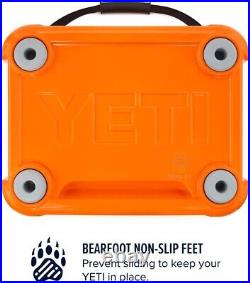 YETI KING CRAB ORANGE ROADIE 24 COOLER- OUT OF PRODUCTION Rare NEW