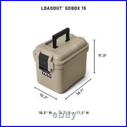 YETI LoadOut GoBox 15, Tan Free Shipping