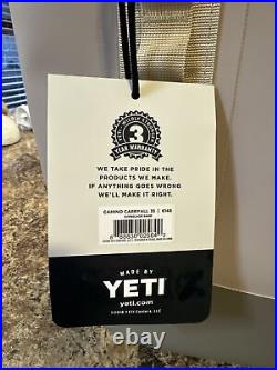 YETI NWT Camino 35 Carryall Bag Tote- Everglade Sand SOLD OUT LIMITED EDITION