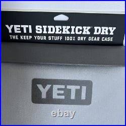 YETI New Sidekick Dry Fog Gray Waterproof Gear Bag Grey Tahoe Blue Rare