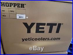 YETI Original Hopper 30 Soft Sided Cooler NEW IN BOX Field Tan & Blaze Orange