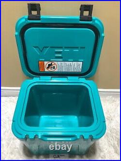 YETI ROADIE 24 HARD COOLER LTD. ED. AQUIFER BLUE! EXCELLENT used condition