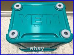 YETI ROADIE 24 HARD COOLER LTD. ED. AQUIFER BLUE! EXCELLENT used condition