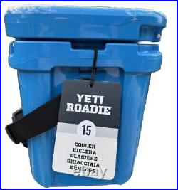 YETI Roadie 15 BIG WAVE BLUE? Hard Cooler RARE Limited Edition Color