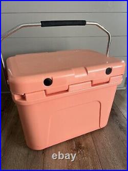 YETI Roadie 20 Cooler CORAL-Limited Edition -Discontinued Rare Color