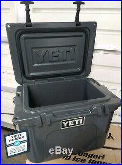 YETI Roadie 20 Cooler, Charcoal New Open Box With Tag And Paper Work