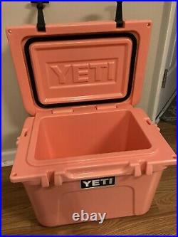 YETI Roadie 20 Cooler Coral. Rare. Discontinued Color