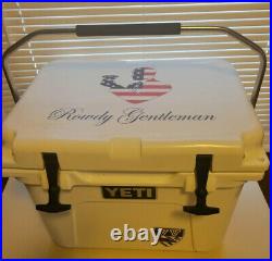 YETI Roadie 20 Cooler with Rowdy Gentleman Logo Rare