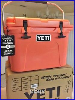YETI Roadie 20 Limited Edition Coral Cooler Original Official Deal