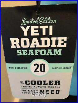 YETI Roadie 20 Limited Edition Seafoam Green Cooler (Discontinued)