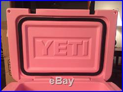 YETI Roadie 20 PINK cooler special edition new in Box free pink yeti trucker hat