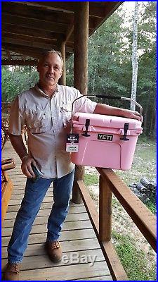 YETI Roadie 20 PINK cooler special edition with Pink Hat, Brand New in Box