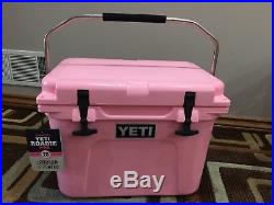 YETI Roadie 20 Qt Cooler Ice Chest PINK NEW with Ball cap Hat NEW IN BOX