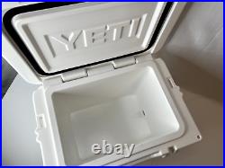 YETI Roadie 20 YR20W White Cooler With Handle Super Strong Design