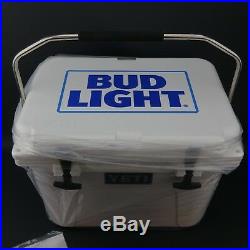 YETI Roadie 20 box cooler- Limited Bud Light Edition New with tag and manuals