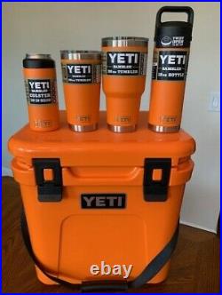 YETI Roadie 24 Cooler BUNDLE+ K CRAB ORANGE Lmtd Edition Sold Out Brand New