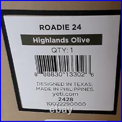 YETI Roadie 24 Cooler Highlands Olive Retired Color
